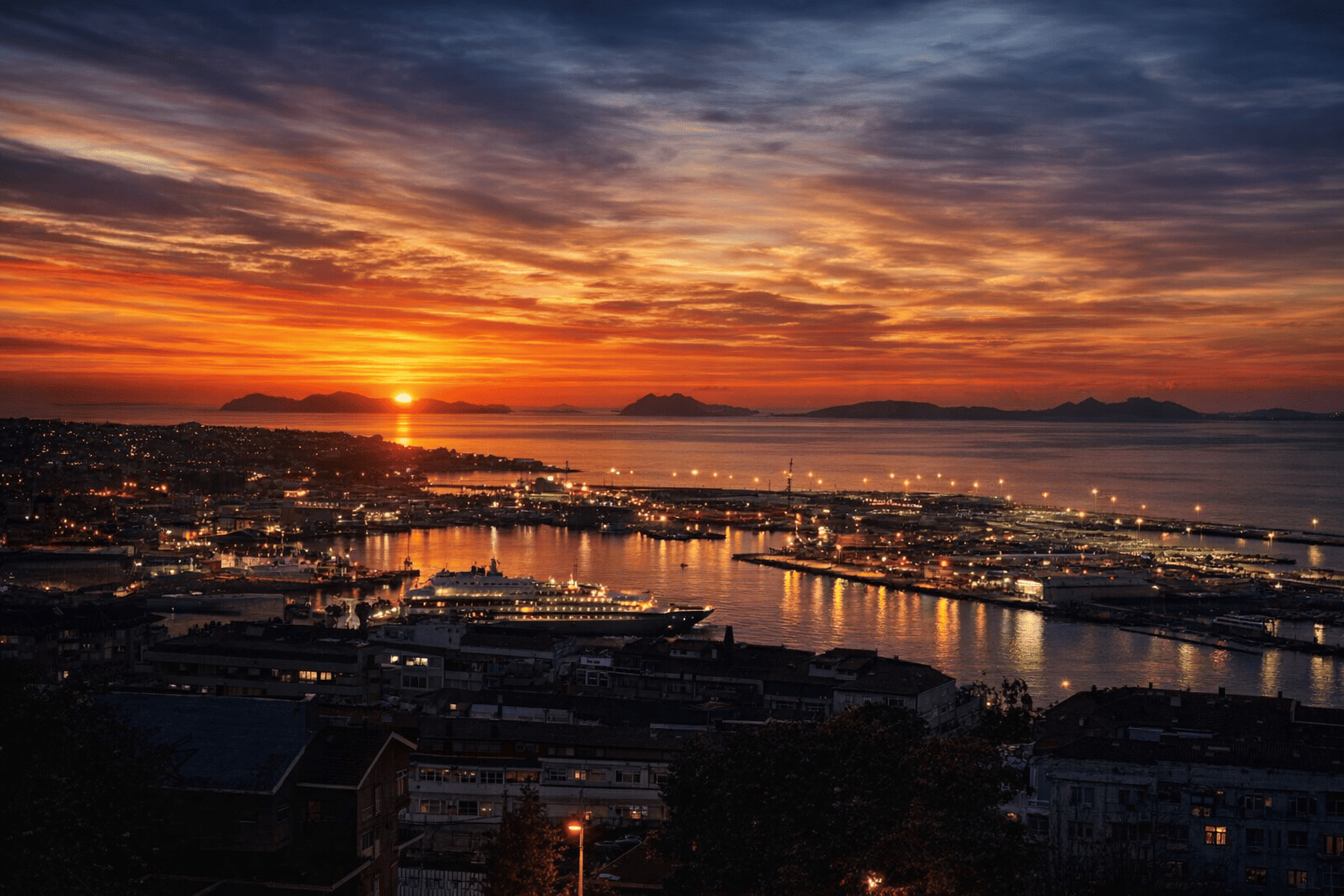 Tour Vigo Italiano|tramonto